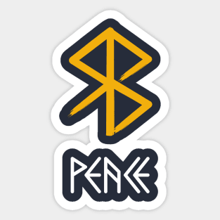 Viking Peace Rune Sticker